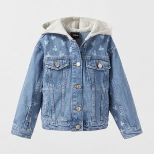 Title: Zara Kids Disney Mickey Mouse Hooded Denim Jacket